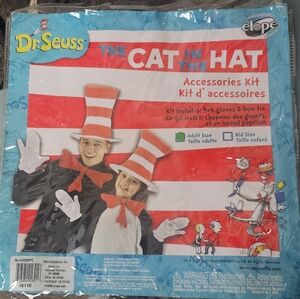 Dr. Seuss The Cat in the Hat Accessory Kit | Adult Size